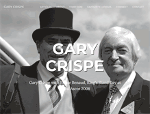 Tablet Screenshot of garycrispe.com